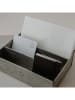 Eulenschnitt Metalowe pudełko w kolorze szarym - (S)35 x (D)25 x (G)10 cm