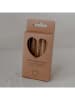 Eulenschnitt 4er-Set: Trinkhalme mit Bürste - (L)13 cm