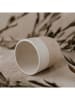 Eulenschnitt Becher in Weiß/ Beige - 320 ml