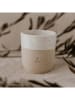 Eulenschnitt Becher in Weiß/ Beige - 320 ml