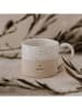 Eulenschnitt Becher in Weiß/ Beige - 250 ml