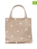 Eulenschnitt Markttas beige - (B)23 x (H)23 x (D)10 cm