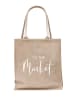Eulenschnitt Markttas naturel lichtbruin - (B)35,5 x (H)40,5 x (D)17 cm