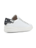 Geox Leder-Sneakers "Pontoise" in Silber/ Weiß