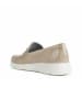 Geox Leder-Mokassins "Darlara" in Gold
