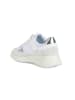 Geox Sneakersy "Dalleniee" w kolorze srebrno-białym