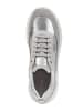 Geox Sneakersy "Dalleniee" w kolorze srebrnym ze wzorem