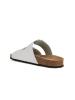 Geox Skórzane klapki "Brionia" w kolorze białym