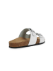 Geox Leren slippers "Dbrionia" wit