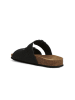 Geox Skórzane klapki "Brionia" w kolorze czarnym
