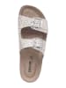 Geox Leren slippers "Brionia" wit