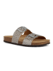 Geox Leren slippers "Brionia" beige