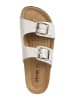 Geox Leren slipper "Brionia" crème