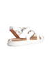 Geox Leren sandalen "Dandra" wit