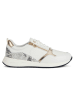 Geox Sneakersy "Dbulmya" w kolorze białym ze wzorem