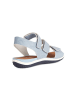 Geox Skórzane sandały "Sandalvega" w kolorze błękitnym