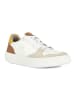 Geox Sneakers "Kennet" in Weiß/ Braun/ Creme
