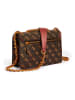 Guess Schoudertas zwart/bruin - (B)24 cm x (H)15 cm x (D)7 cm