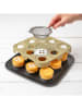 Zenker 9tlg. Mini-Törtchen-Backblech in Schwarz - (B)29 x (H)7 x (T)29 cm