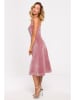 made of emotion Samtkleid in Rosa