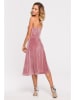 made of emotion Samtkleid in Rosa