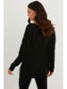 Milan Kiss Sweter w kolorze czarno-jasnoszarym