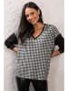 Milan Kiss Longsleeve zwart/wit