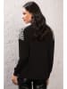 Milan Kiss Longsleeve zwart/wit