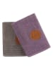 Colorful Cotton 2-delige set: handdoeken "410" grijs/paars