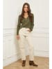 Soft Cashmere Pullover in Khaki