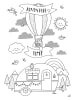 folia PAPER Fensterbilder-Set "Bloom&Grow" in Transparent/ Weiß