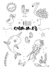 folia PAPER Fensterbilder-Set "Bloom&Grow Premium" in Bunt/ Transparent