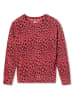 Schiesser Sweatshirt rood/zwart
