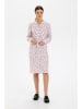 Karen By Simonsen Sukienka "Esme" w kolorze różowo-białym