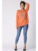 Plus Size Company Pullover "Manille" in Orange