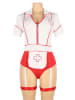 Carnival Party Kostuum rood/wit