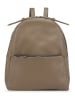 Florence Bags Skórzany plecak "Livia" w kolorze brązowym - 28 x 33 x 14 cm