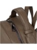 Florence Bags Skórzany plecak "Livia" w kolorze brązowym - 28 x 33 x 14 cm