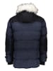 Geographical Norway Doorgestikte jas "Dalibor" donkerblauw
