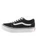 Vans Sneakers "Ward Platform" in Schwarz/ Weiß