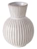 Boltze Vaas "Deborah" wit - (H)17 x Ø 12 cm