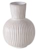 Boltze Vaas "Deborah" wit - (H)25 x Ø 18 cm
