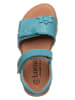 lamino Leder-Sandalen in Türkis