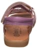 lamino Skórzane sandały w kolorze fioletowym