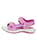 lamino Skórzane sandały w kolorze różowym