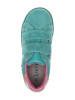 lamino Leren sneakers turquoise