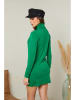 Soft Cashmere Sukienka dzianinowa w kolorze zielonym