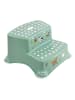 keeeper Tritthocker "Funny farm" in Grün - (B)40 x (H)21 x (T)37 cm