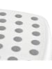 keeeper Tritthocker "Hippo" in Weiß/ Grau - (B)40,5 x (H)14 x (T)29 cm