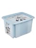 keeeper Opbergbox "Mickey" lichtblauw - (L)45 x (B)35 x (H)27 cm - 30 l